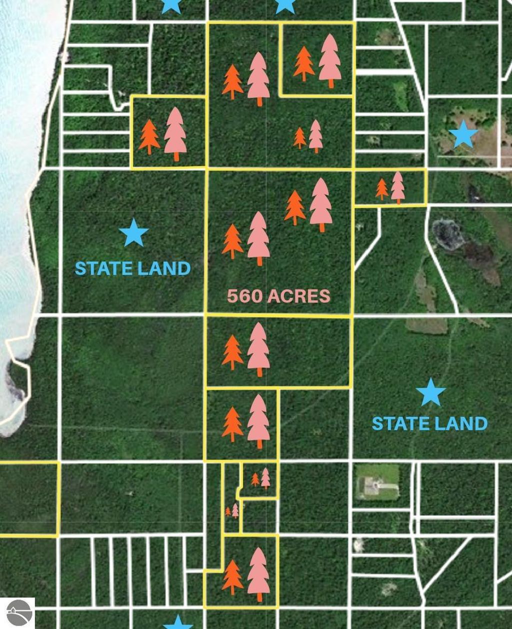 Photo of TBD Beaver Island Road, Beaver Island, MI 49782 (MLS # 1930152)