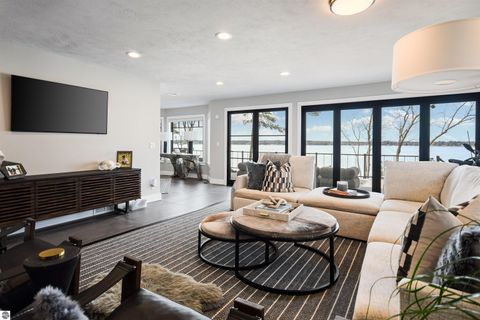 Tiny photo for 5568 Lakeview Drive, Interlochen, MI 49643 (MLS # 1942785)