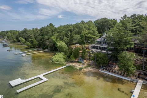 Tiny photo for 5568 Lakeview Drive, Interlochen, MI 49643 (MLS # 1942785)