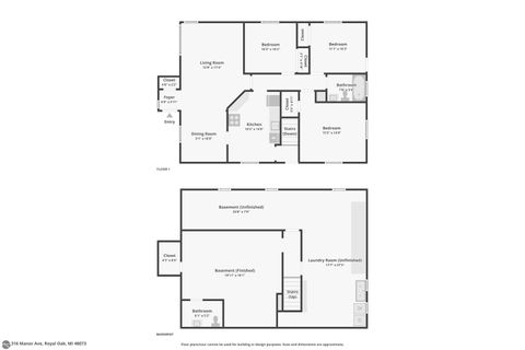 Tiny photo for 4316 Manor Avenue, Royal Oak, MI 48073 (MLS # 1943767)