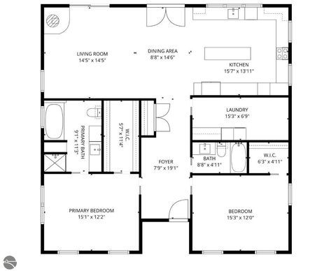 Tiny photo for 5590 Kerbysons Drive SE, Kalkaska, MI 49646 (MLS # 1944718)