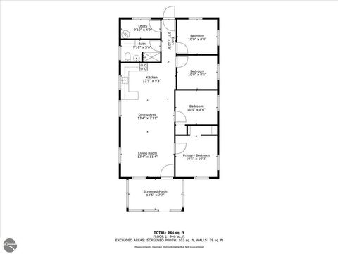 Tiny photo for 1333 N Sand Lake Road, National City, MI 48748 (MLS # 1944821)