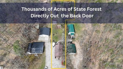 Tiny photo for 1515 NE W Bear Lake Road, Kalkaska, MI 49646 (MLS # 1945294)