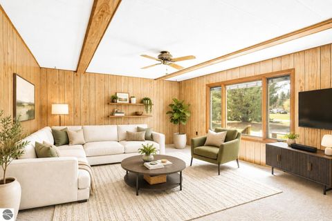 Tiny photo for 3857 Betsie River Road, Interlochen, MI 49643 (MLS # 1945115)