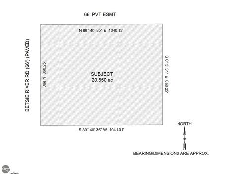Tiny photo for 3857 Betsie River Road, Interlochen, MI 49643 (MLS # 1945115)