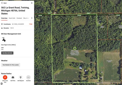 Tiny photo for 562 Lagrant Road, Twining, MI 48766 (MLS # 1943398)