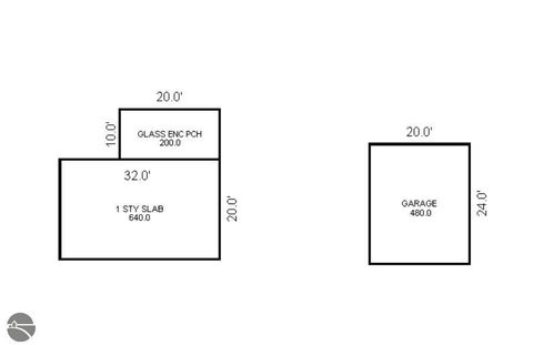Tiny photo for 206 Harland Drive, Harrison, MI 48625 (MLS # 1942135)