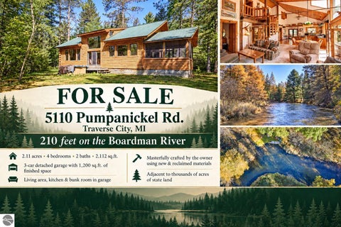 Tiny photo for 5110 Pumpanickel Road, Traverse City, MI 49696 (MLS # 1952059)