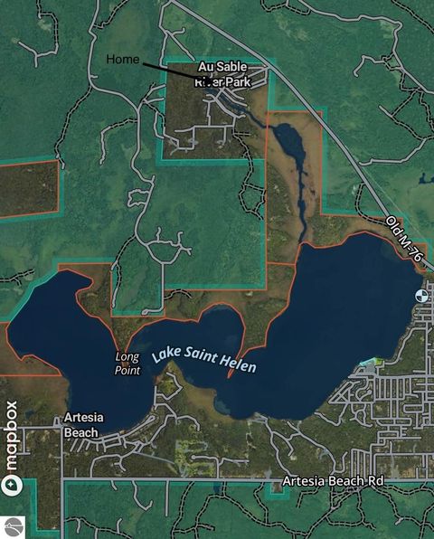 Tiny photo for 7418 Riverside Drive, St Helen, MI 48656 (MLS # 1943690)