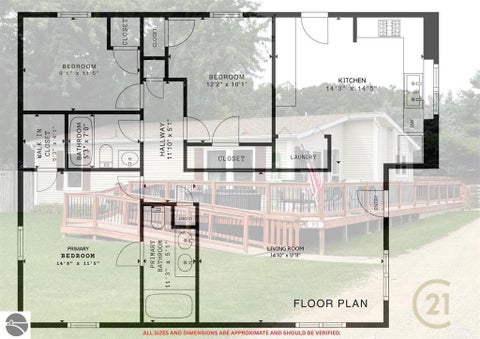 Tiny photo for 93 E Kapplinger Drive, Farwell, MI 48622 (MLS # 1950300)