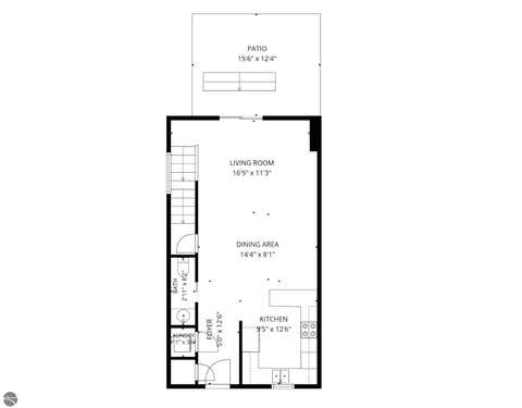 Tiny photo for 1477 Newport Street #2, Traverse City, MI 49686 (MLS # 1947766)