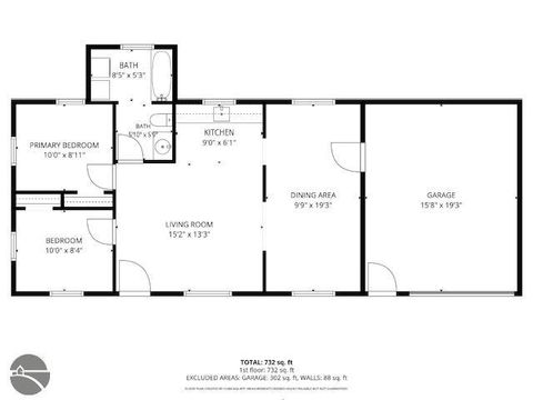 Tiny photo for 1740 McCredie Road, Roscommon, MI 48653 (MLS # 1946441)