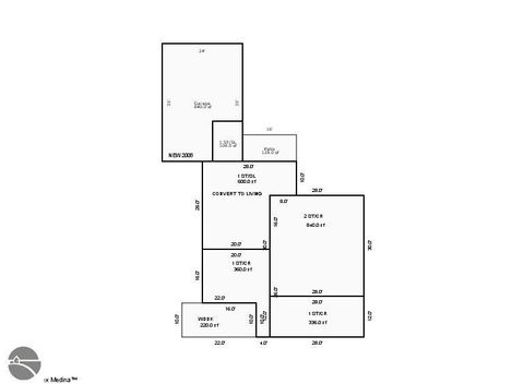 Tiny photo for 3196 Joe Marks Trail, Kewadin, MI 49648 (MLS # 1945110)