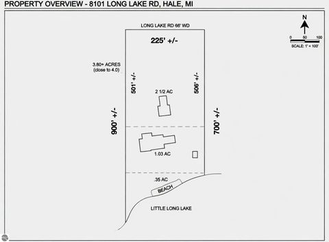 Tiny photo for 8101 Long Lake Road, Hale, MI 48739 (MLS # 1945503)