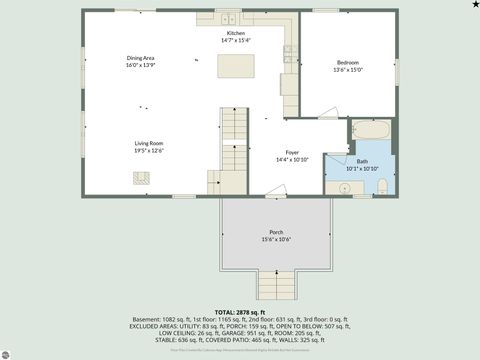 Tiny photo for 5895 Maidens Road, Onekama, MI 49675 (MLS # 1943046)