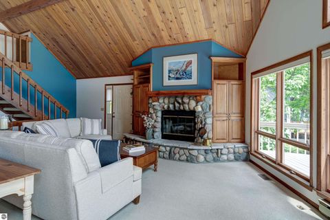 Tiny photo for 2447 N West Torch Lake Drive, Kewadin, MI 49648 (MLS # 1944214)