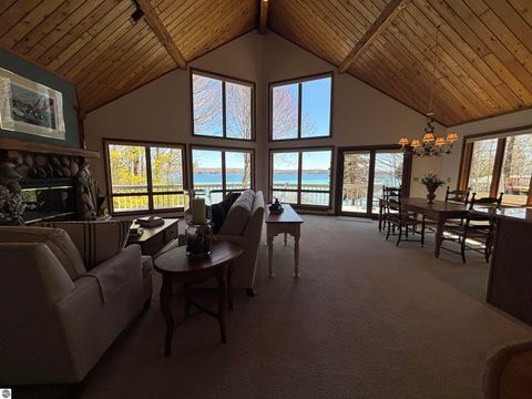 Tiny photo for 2447 N West Torch Lake Drive, Kewadin, MI 49648 (MLS # 1944214)