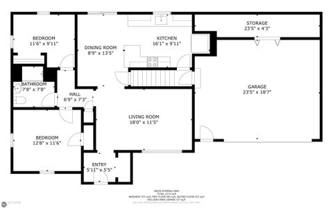 Tiny photo for 1524 Ridge, Mt Pleasant, MI 48858 (MLS # 1943579)