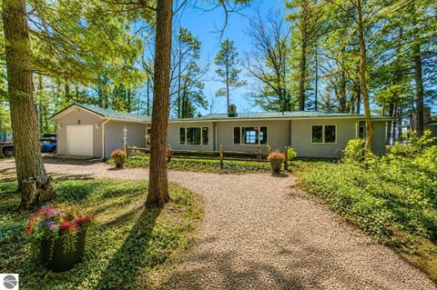 Tiny photo for 4658 Lakeview Drive, Interlochen, MI 49643 (MLS # 1948465)