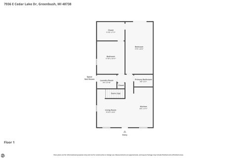 Tiny photo for 7936 E Cedar Lake Drive, Greenbush, MI 48738 (MLS # 1945240)