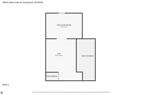 Tiny photo for 7936 E Cedar Lake Drive, Greenbush, MI 48738 (MLS # 1945240)