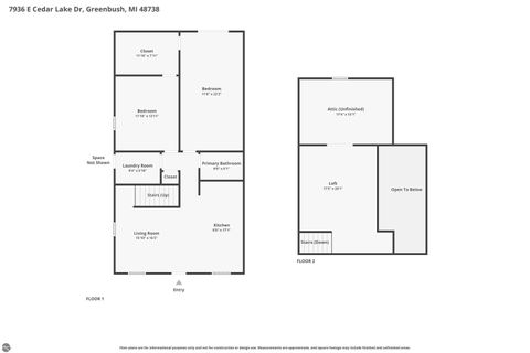 Tiny photo for 7936 E Cedar Lake Drive, Greenbush, MI 48738 (MLS # 1945240)
