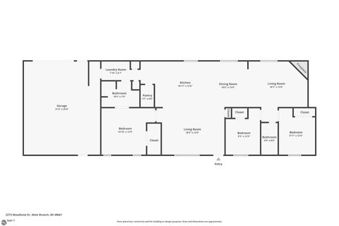 Tiny photo for 2273 Woodland Drive, West Branch, MI 48661 (MLS # 1941793)