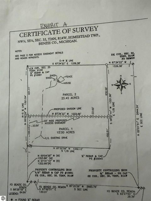 Tiny photo for 13544 Aylsworth Road, Beulah, MI 49617 (MLS # 1942790)