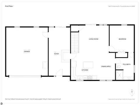 Tiny photo for 18411 Timberland Drive, Thompsonville, MI 49683 (MLS # 1951497)