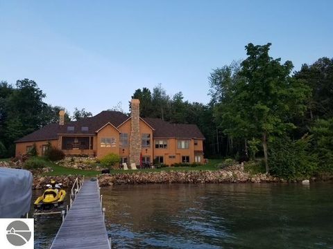 Tiny photo for 1165 N West Torch Lake Drive, Kewadin, MI 49648 (MLS # 1944658)