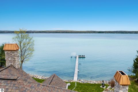 Tiny photo for 1165 N West Torch Lake Drive, Kewadin, MI 49648 (MLS # 1944658)