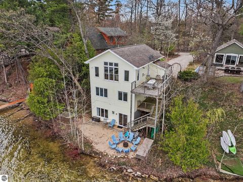 Tiny photo for 4333 Lake Avenue, Interlochen, MI 49643 (MLS # 1944855)