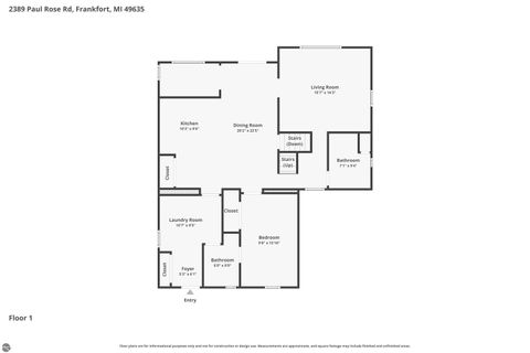 Tiny photo for 2389 Paul Rose Road, Frankfort, MI 49635 (MLS # 1945580)