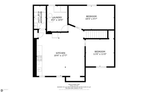 Tiny photo for 1524 Ridge, Mt Pleasant, MI 48858 (MLS # 1943578)