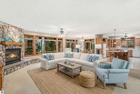 Tiny photo for 410 S Golden Beach Drive, Kewadin, MI 49648 (MLS # 1933860)