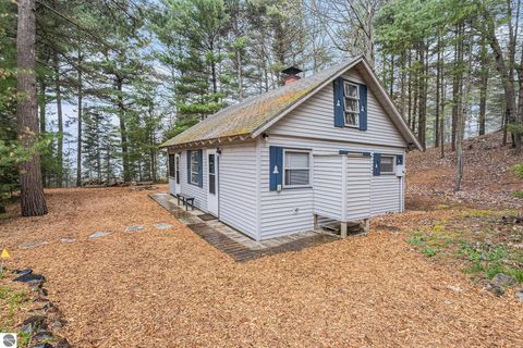 Tiny photo for 410 S Golden Beach Drive, Kewadin, MI 49648 (MLS # 1933860)