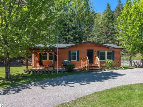 Tiny photo for 8086 Narrow Gauge Road, Beulah, MI 49617 (MLS # 1943153)