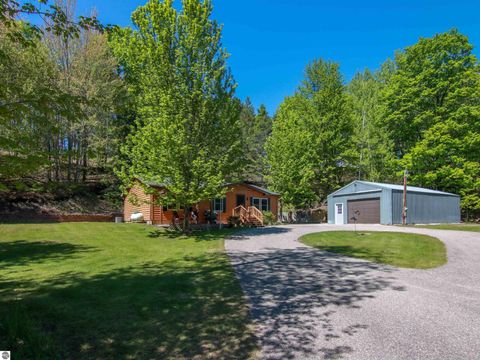 Tiny photo for 8086 Narrow Gauge Road, Beulah, MI 49617 (MLS # 1943153)