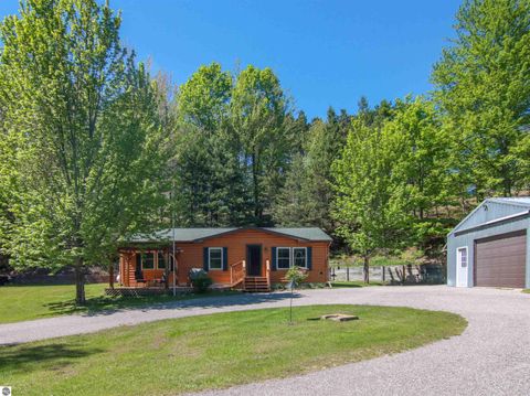 Tiny photo for 8086 Narrow Gauge Road, Beulah, MI 49617 (MLS # 1943153)