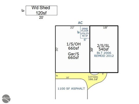 Tiny photo for 910 Rusch View Ridge, Traverse City, MI 49696 (MLS # 1948182)