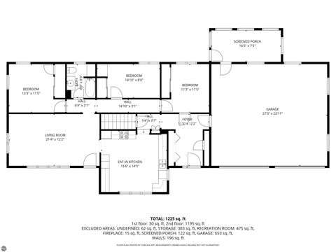 Tiny photo for 6740 S Eberhart Avenue, Clare, MI 48617 (MLS # 1943344)