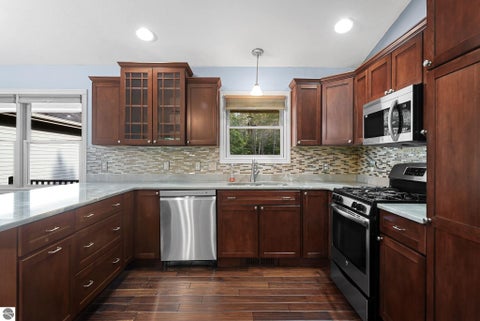 Tiny photo for 19843 Pine Woods Drive, Lake Ann, MI 49650 (MLS # 1948593)