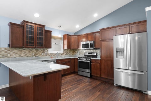 Tiny photo for 19843 Pine Woods Drive, Lake Ann, MI 49650 (MLS # 1948593)