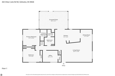 Tiny photo for 262 E Bear Lake Road NE RD, Kalkaska, MI 49646 (MLS # 1945558)