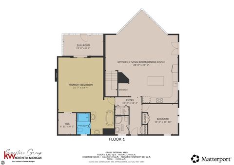 Tiny photo for 2095 Middle Haven Drive, Gladwin, MI 48624 (MLS # 1947189)