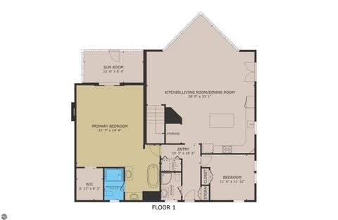 Tiny photo for 2095 Middle Haven Drive, Gladwin, MI 48624 (MLS # 1947189)