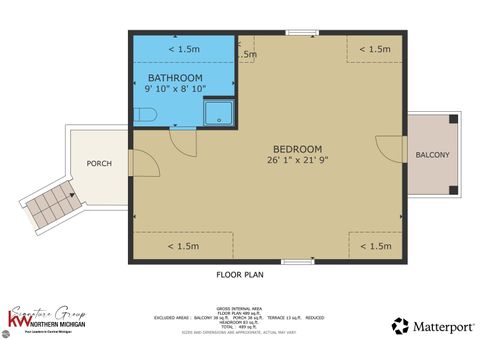Tiny photo for 2095 Middle Haven Drive, Gladwin, MI 48624 (MLS # 1947189)