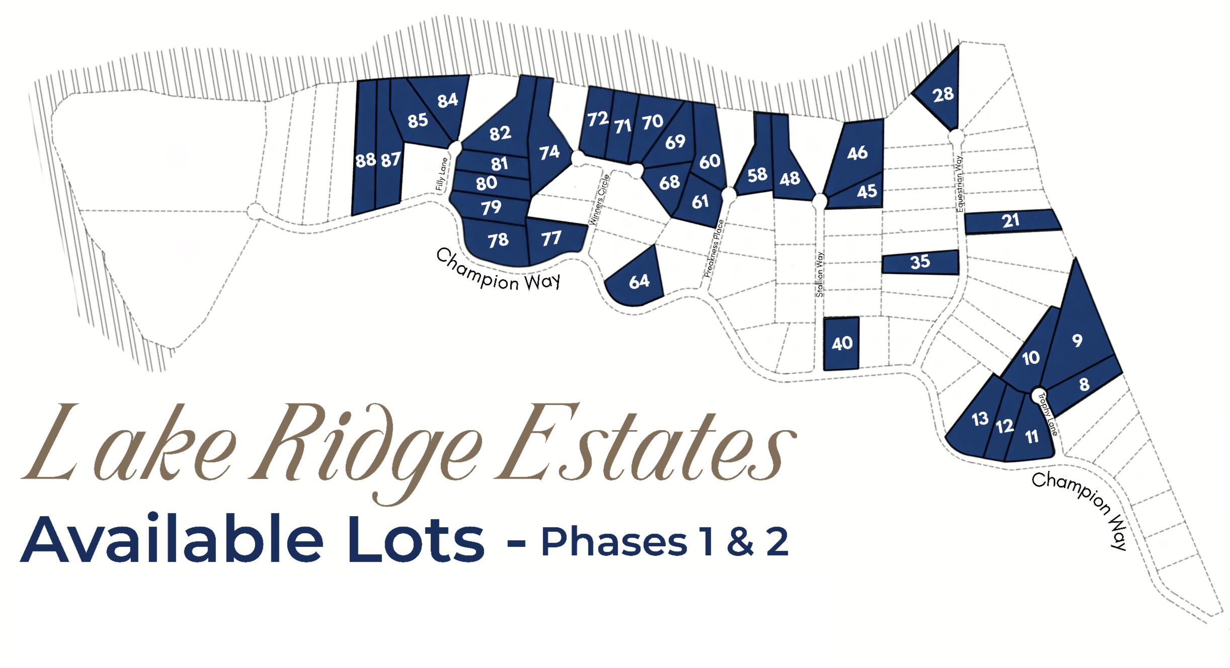 Lake Ridge Lot Sign