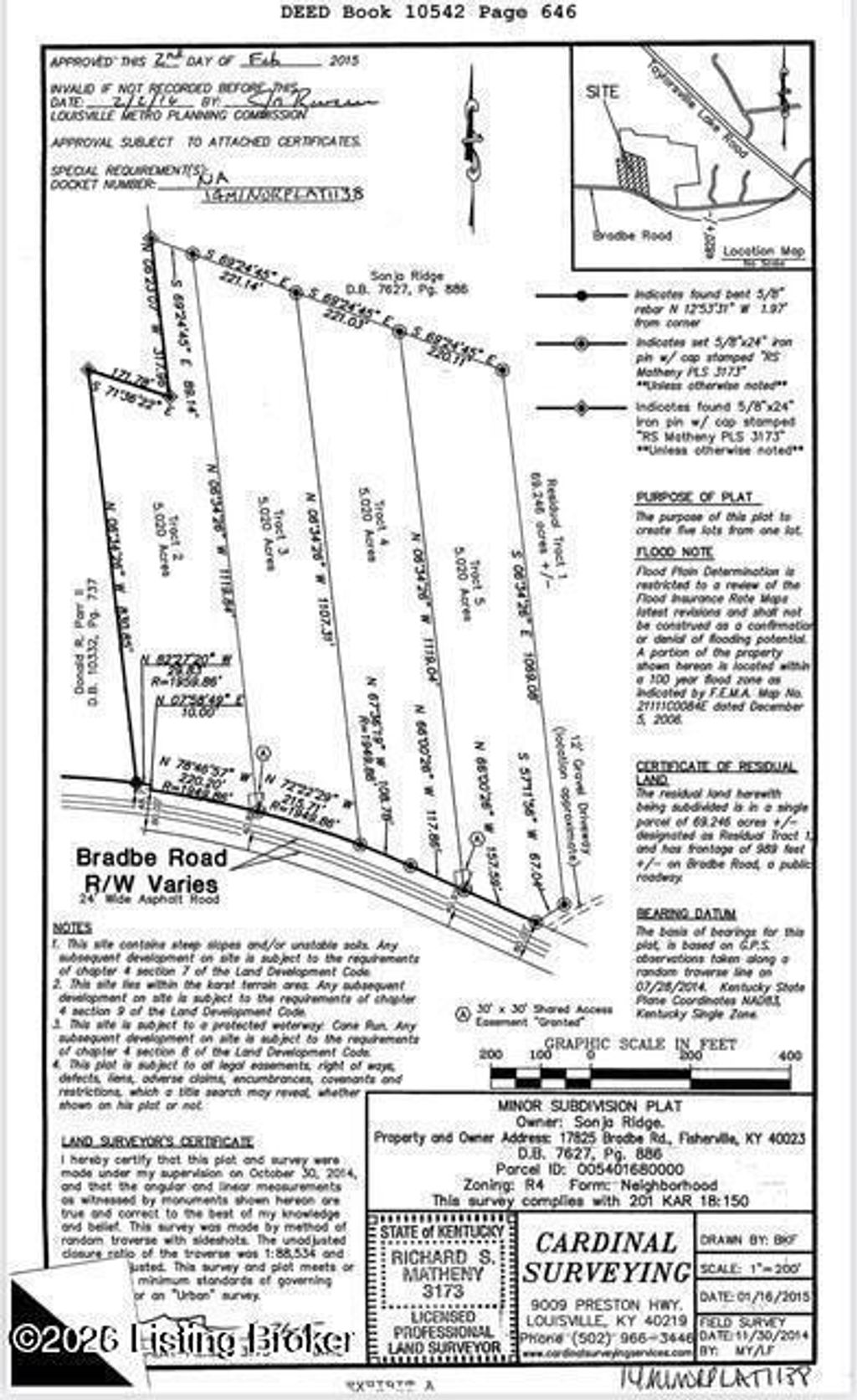 Photo of Tract 4-5 Bradbe Rd, Fisherville, KY 40023 (MLS # 1706879)