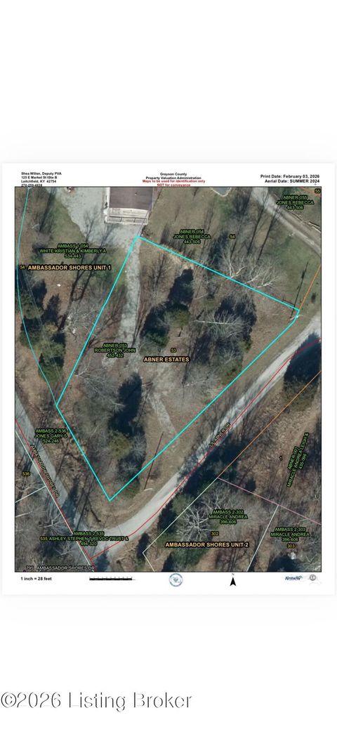 Vacant Land For Sale - 53 Abner Estates<br/> Grayson County, Leitchfield, KY 42754